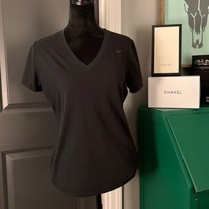 Nike dri fit top (v neck)